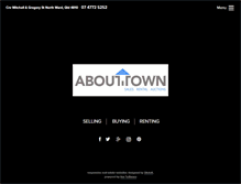Tablet Screenshot of abouttownrealestate.com.au
